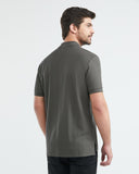 CLASSIC FIT COTTON PIQUE  POLO IN GRAY