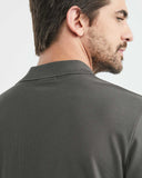 CLASSIC FIT COTTON PIQUE  POLO IN GRAY