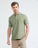 CLASSIC FIT COTTON PIQUE  POLO IN GREEN