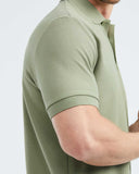 CLASSIC FIT COTTON PIQUE  POLO IN GREEN