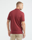 SLIM FIT MUSCLE POLO IN RED