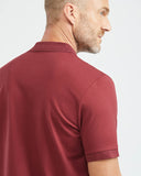 SLIM FIT MUSCLE POLO IN RED