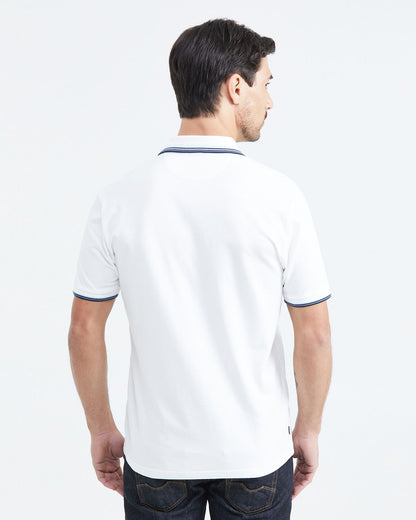CLASSIC FIT CONTRAST STRIPES POLO