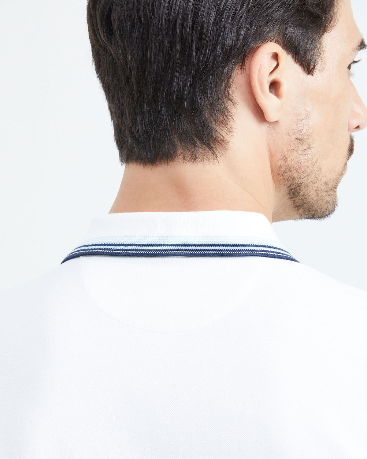 CLASSIC FIT CONTRAST STRIPES POLO