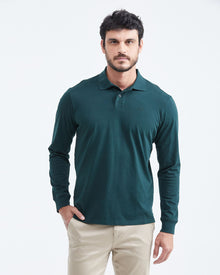 POLO LONG SLEEVE IN GREEN