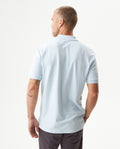 Mens Regular Fit Short Sleeve Polo Shirt in Cotton, Compass - Blue 63_609G000_AZU134308_6