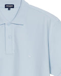 Mens Regular Fit Short Sleeve Polo Shirt in Cotton, Compass - Blue 63_609G000_AZU134308_8