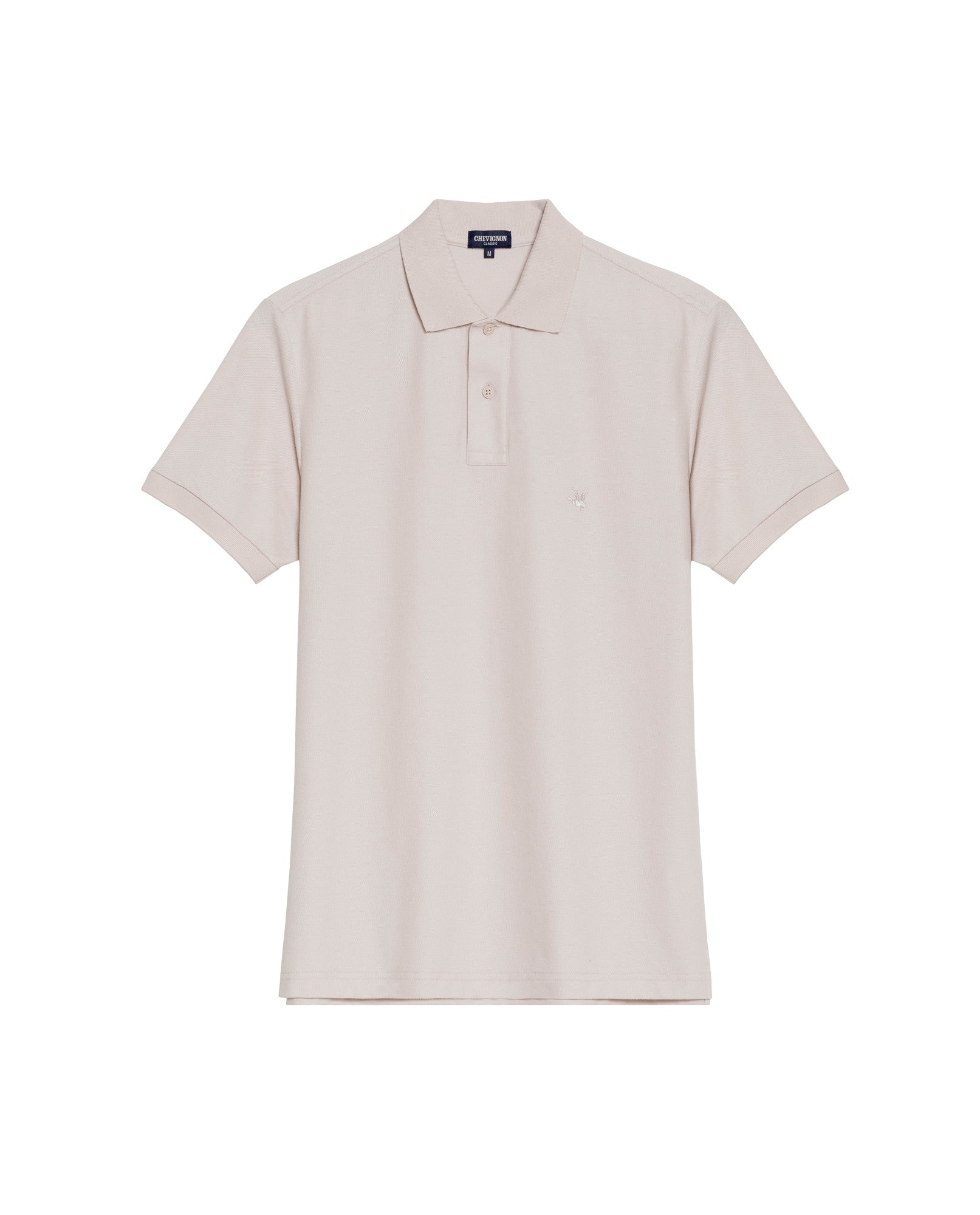 Mens Regular Fit Short Sleeve Polo Shirt in Cotton, Compass - Brown 63_609G000_CAF171311_3