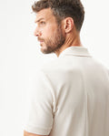 Mens Regular Fit Short Sleeve Polo Shirt in Cotton, Compass - Brown 63_609G000_CAF171311_7