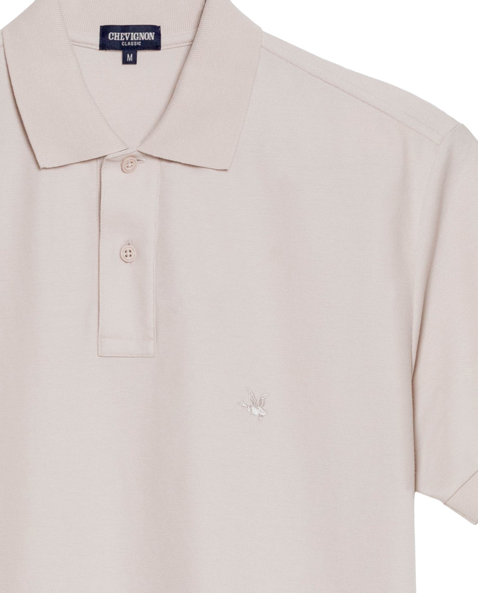 Mens Regular Fit Short Sleeve Polo Shirt in Cotton, Compass - Brown 63_609G000_CAF171311_8