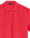 Mens Regular Fit Short Sleeve Polo Shirt in Cotton, Compass - Red 63_609G000_ROJ181564_8
