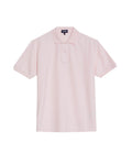 Mens Regular Fit Short Sleeve Polo Shirt in Cotton, Compass - Pink 63_609G000_ROS153207_3