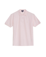 Mens Regular Fit Short Sleeve Polo Shirt in Cotton, Compass - Pink 63_609G000_ROS153207_3