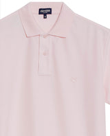 Mens Regular Fit Short Sleeve Polo Shirt in Cotton, Compass - Pink 63_609G000_ROS153207_8