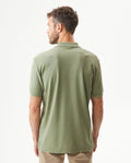 Mens Regular Fit Short Sleeve Polo Shirt in Cotton, Compass - Green 63_609G000_VER170115_6