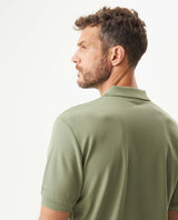 Mens Regular Fit Short Sleeve Polo Shirt in Cotton, Compass - Green 63_609G000_VER170115_7