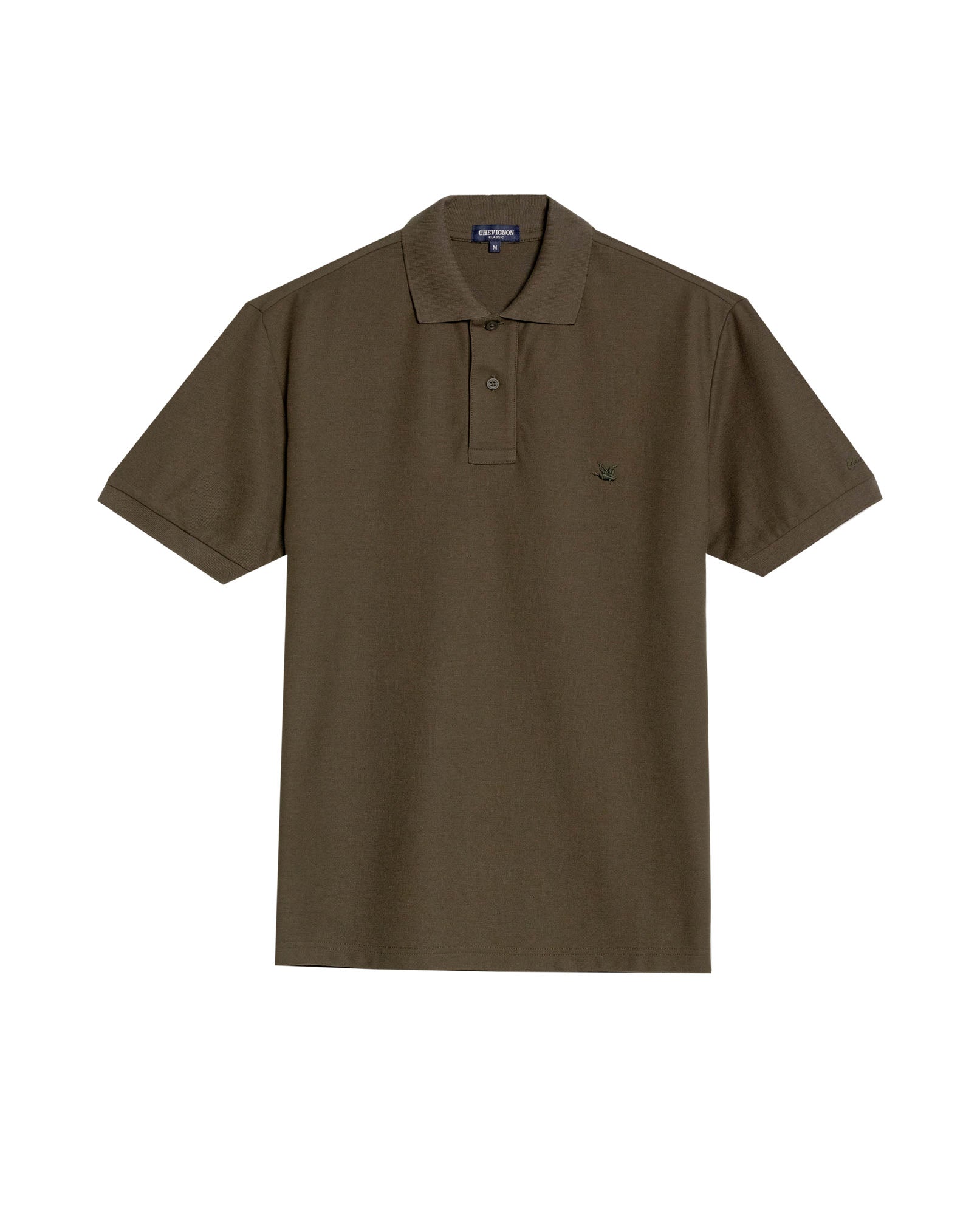 Mens Regular Fit Short Sleeve Polo Shirt in Cotton, Compass - Green 63_609G000_VER190414_3