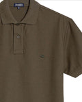 Mens Regular Fit Short Sleeve Polo Shirt in Cotton, Compass - Green 63_609G000_VER190414_8