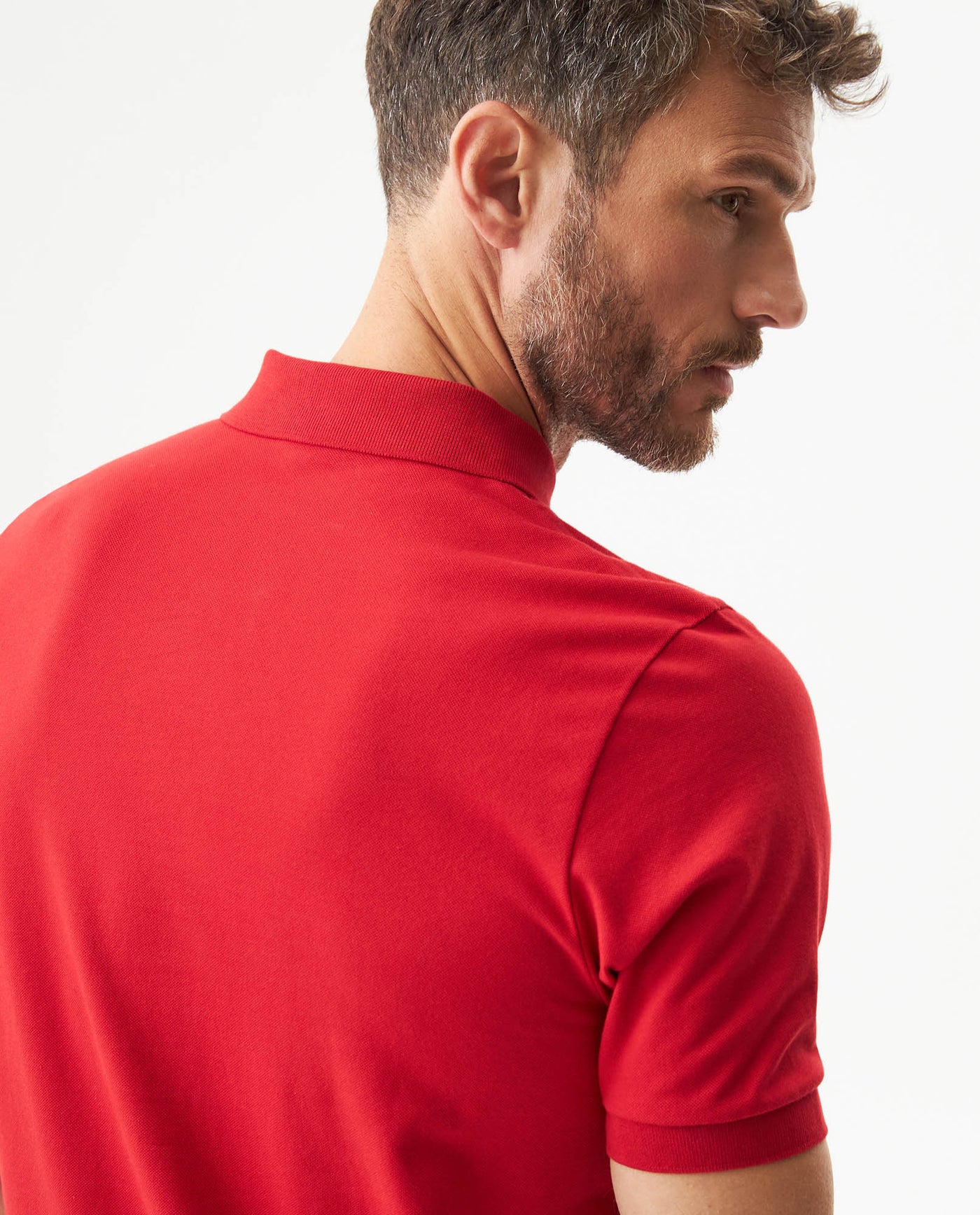 Camiseta Tipo Polo para Hombre - Red 63_609G001_ROJ171654_7