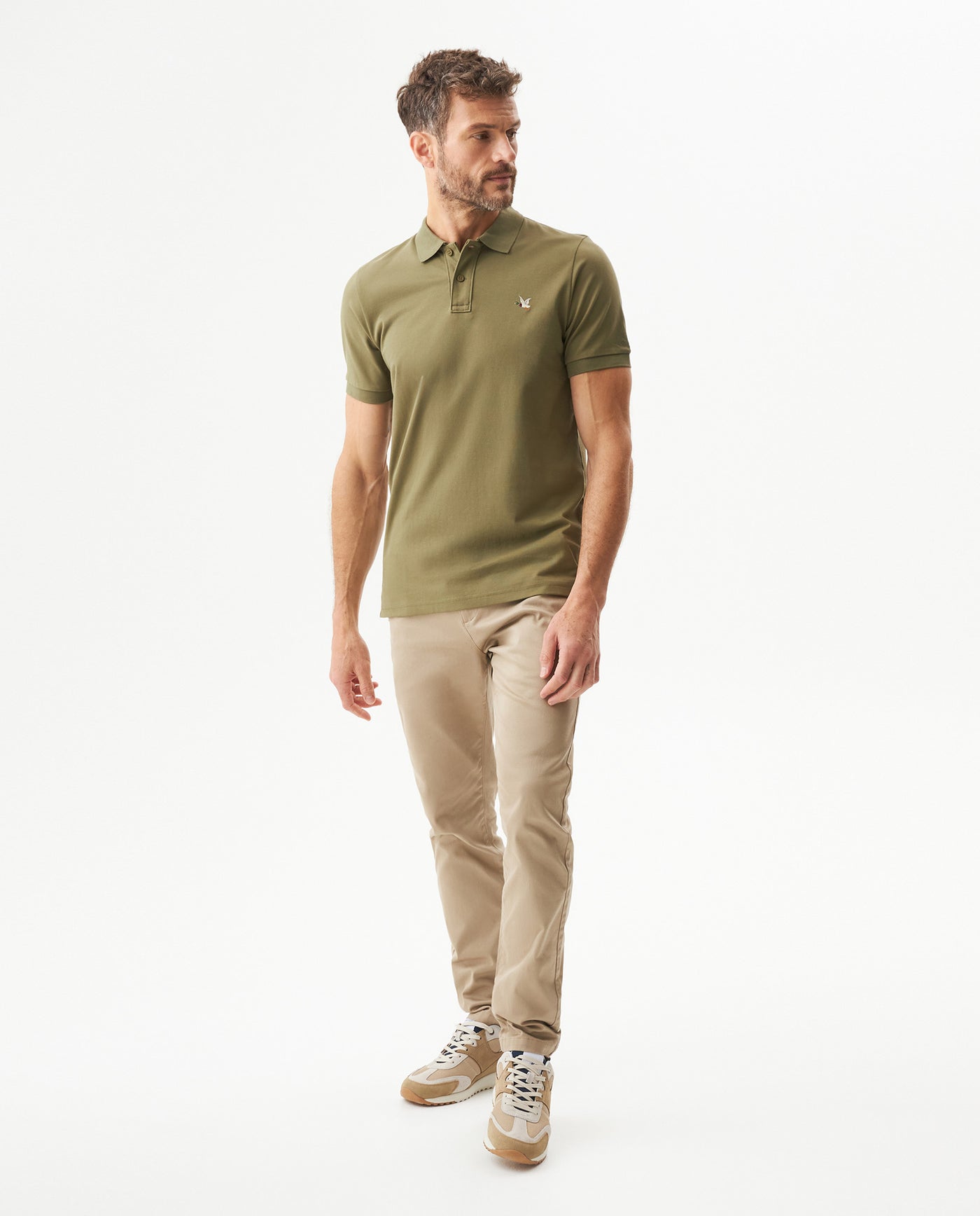 Camiseta Tipo Polo para Hombre - Green 63_609G001_VER180521_4