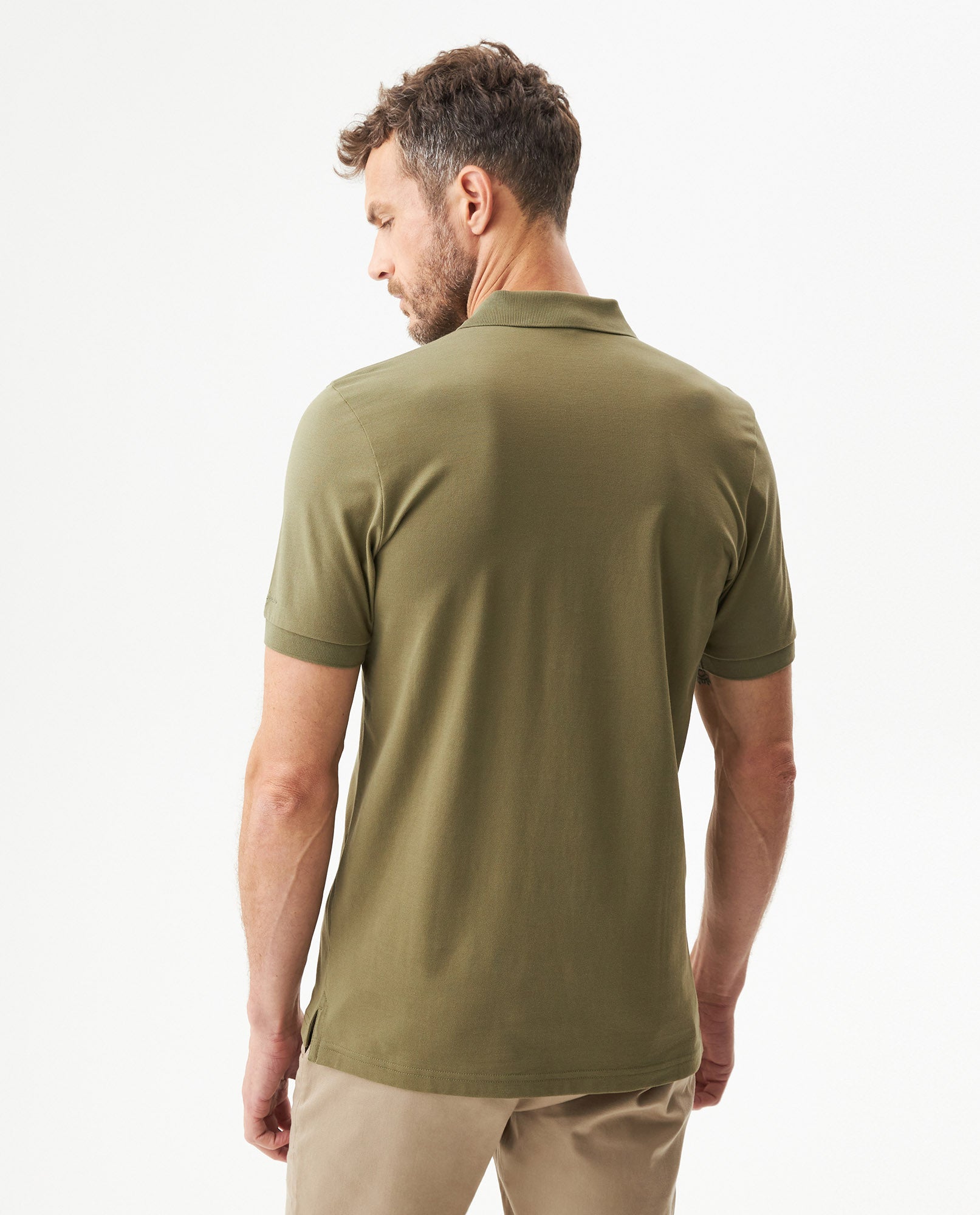 Camiseta Tipo Polo para Hombre - Green 63_609G001_VER180521_6