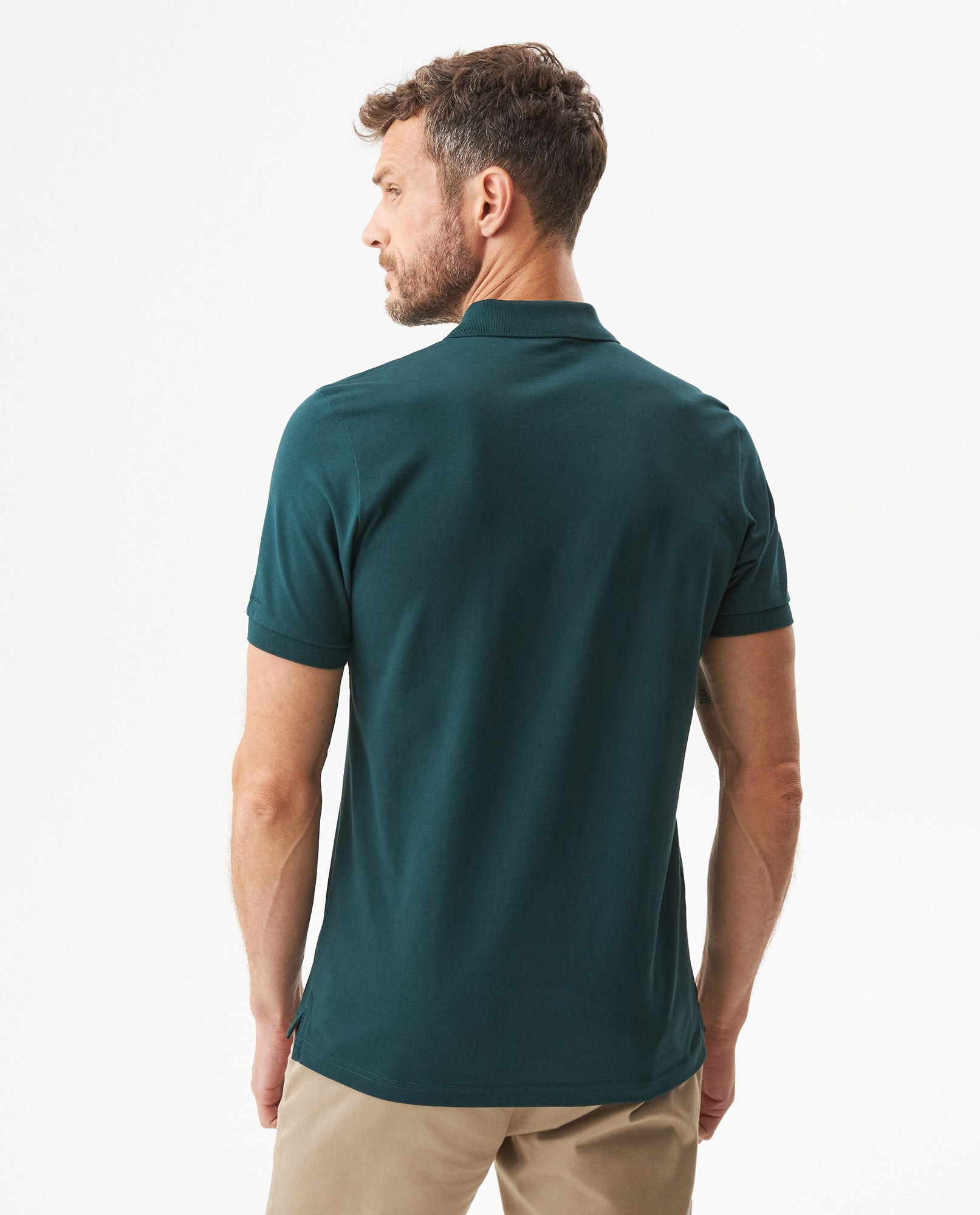 Camiseta Tipo Polo para Hombre - Green 63_609G001_VER195320_6