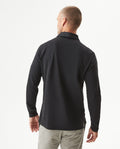 Men's Long Sleeve Relaxed Fit Polo Shirt in Cotton-Polyester Blend, Dock 609G004 - 5