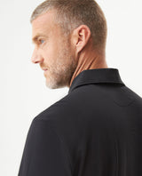 Men's Long Sleeve Relaxed Fit Polo Shirt in Cotton-Polyester Blend, Dock 609G004 - 6
