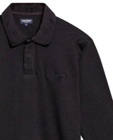 Men's Long Sleeve Relaxed Fit Polo Shirt in Cotton-Polyester Blend, Dock 609G004 - 7