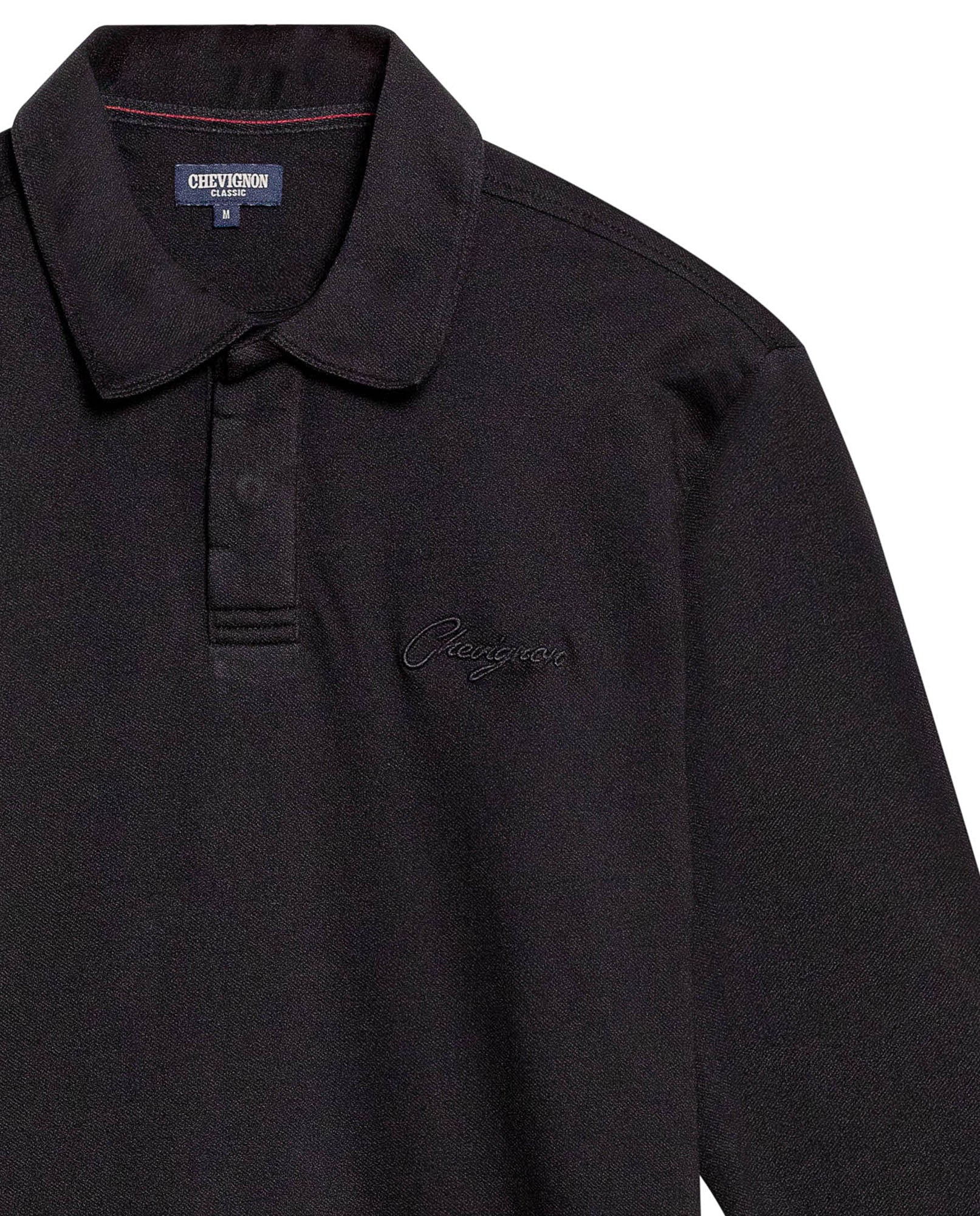 Men's Long Sleeve Relaxed Fit Polo Shirt in Cotton-Polyester Blend, Dock 609G004 - 7