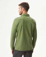Men's Long Sleeve Relaxed Fit Polo Shirt in Cotton-Polyester Blend, Dock 609G004 - 5