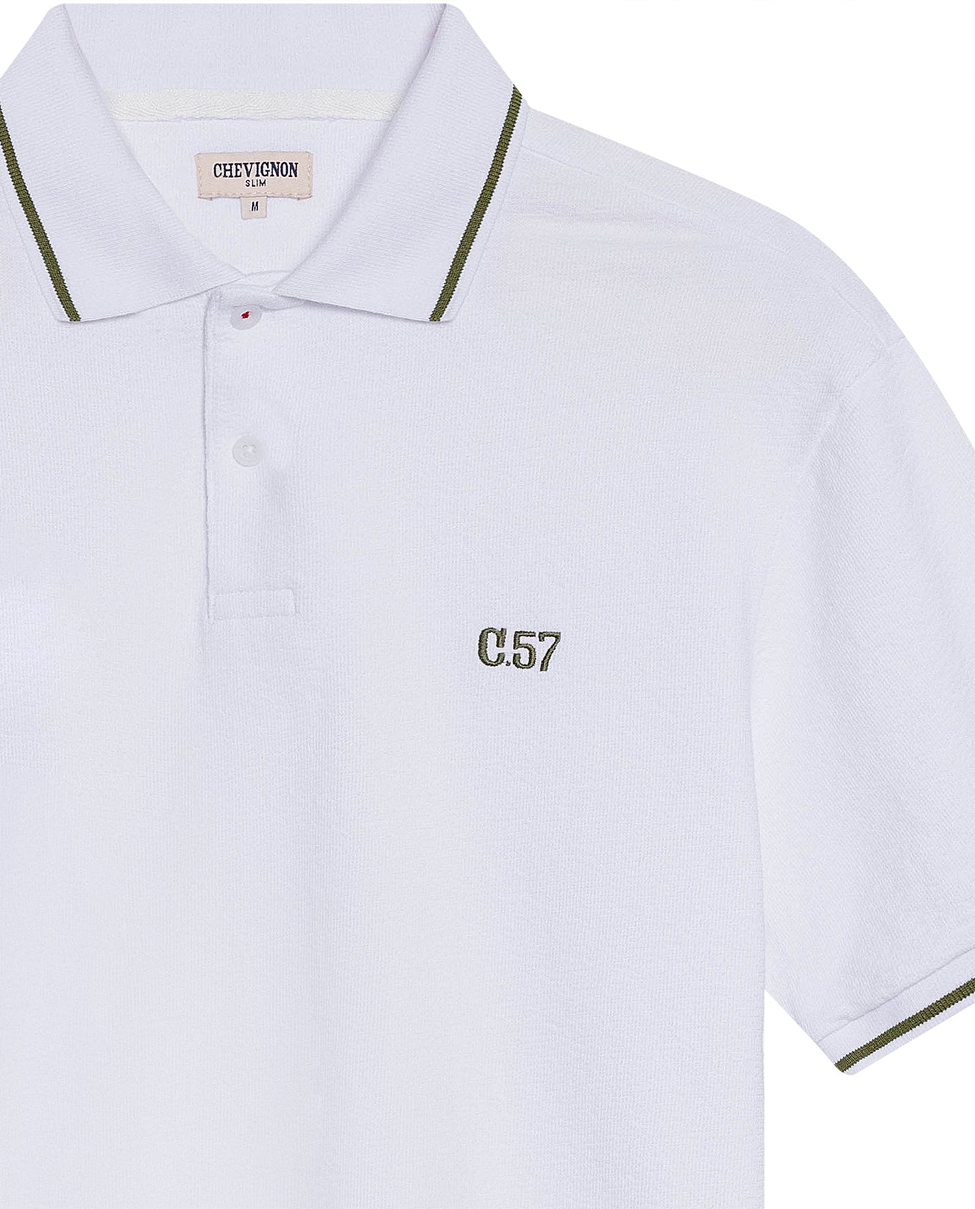Men's Polo Shirt - White 609G005 - 7