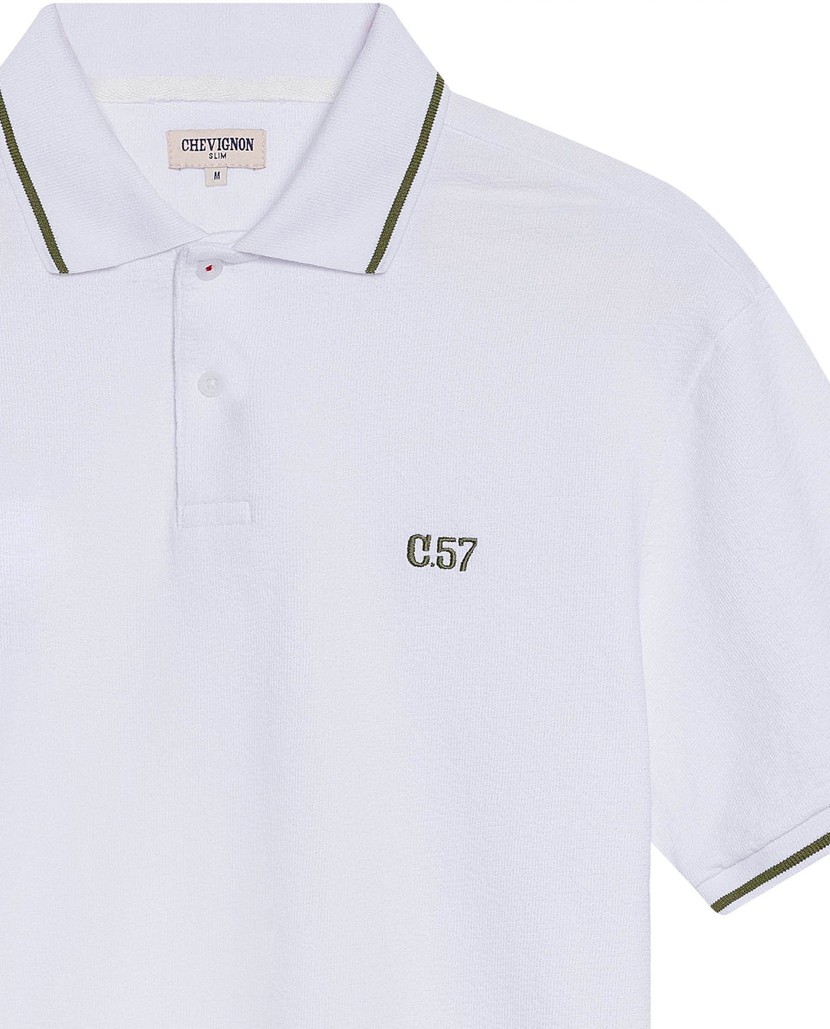 Men's Polo Shirt - White 609G005 - 7