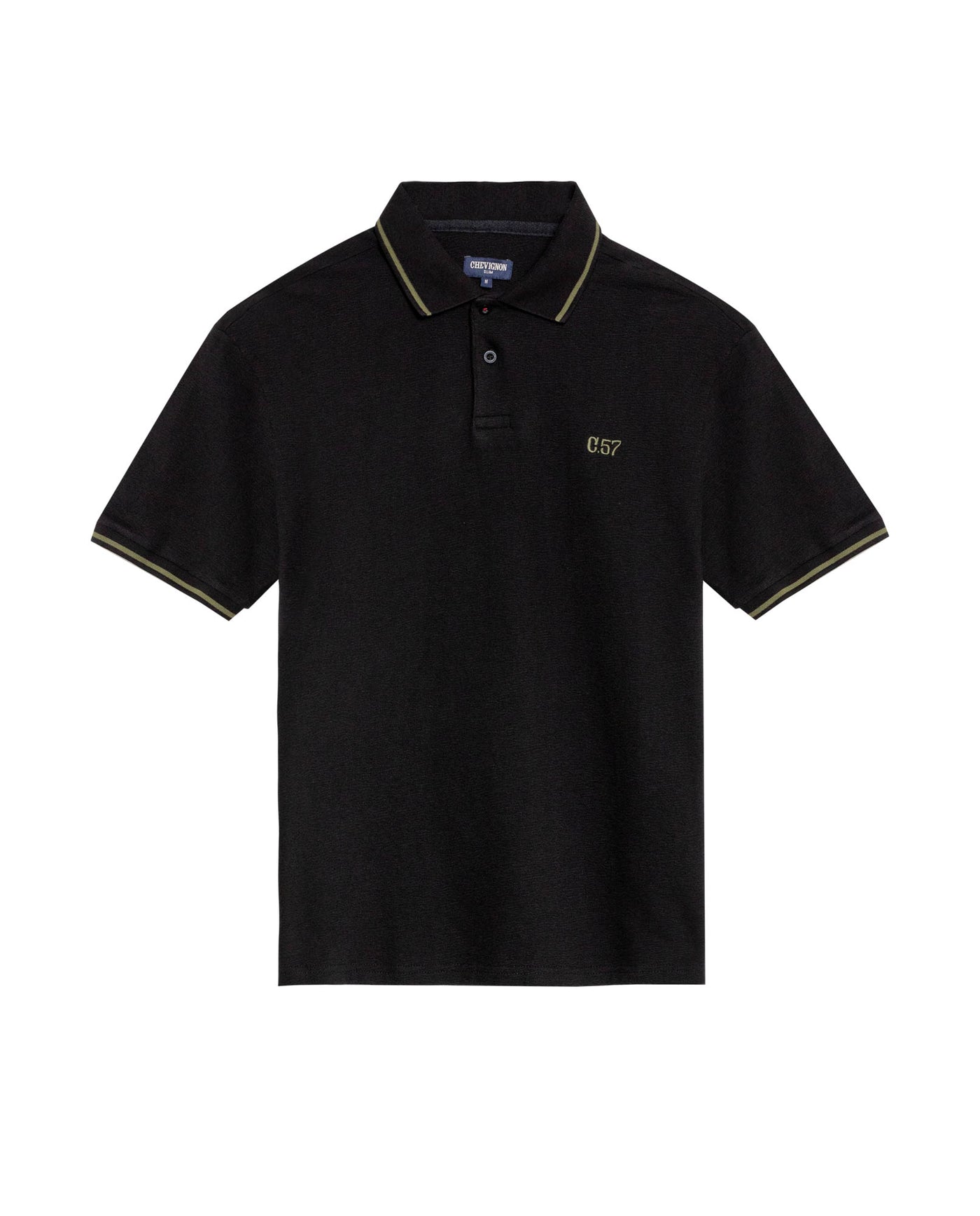 Men's Polo Shirt - Black 609G005 - 2