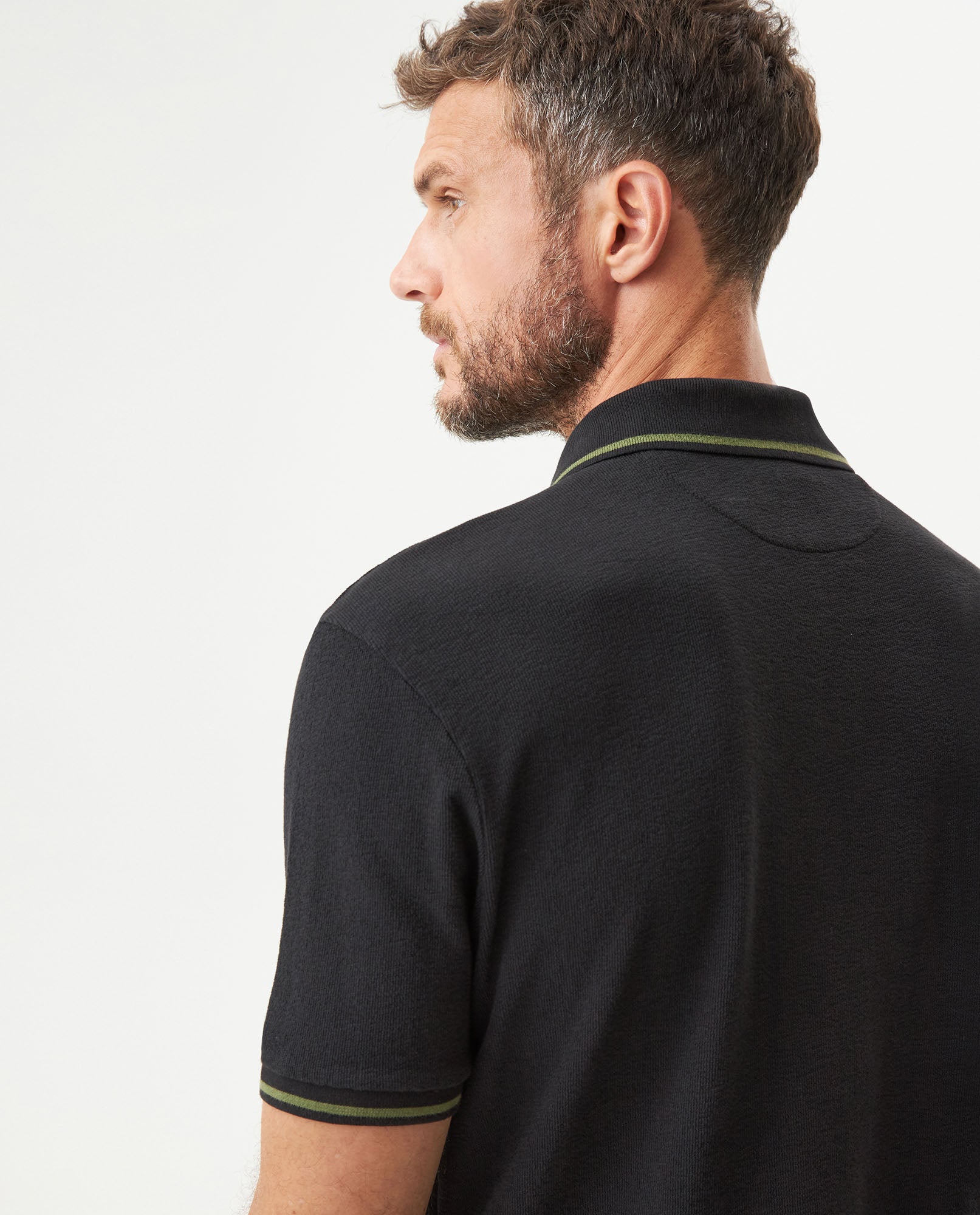 Men's Polo Shirt - Black 609G005 - 6