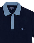 Men's Slim Fit Polo Shirt in Cotton Stretch Blend, Weathered - 7