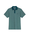 Men's Slim Fit Polo Shirt in Cotton Stretch Blend, Weathered - 1