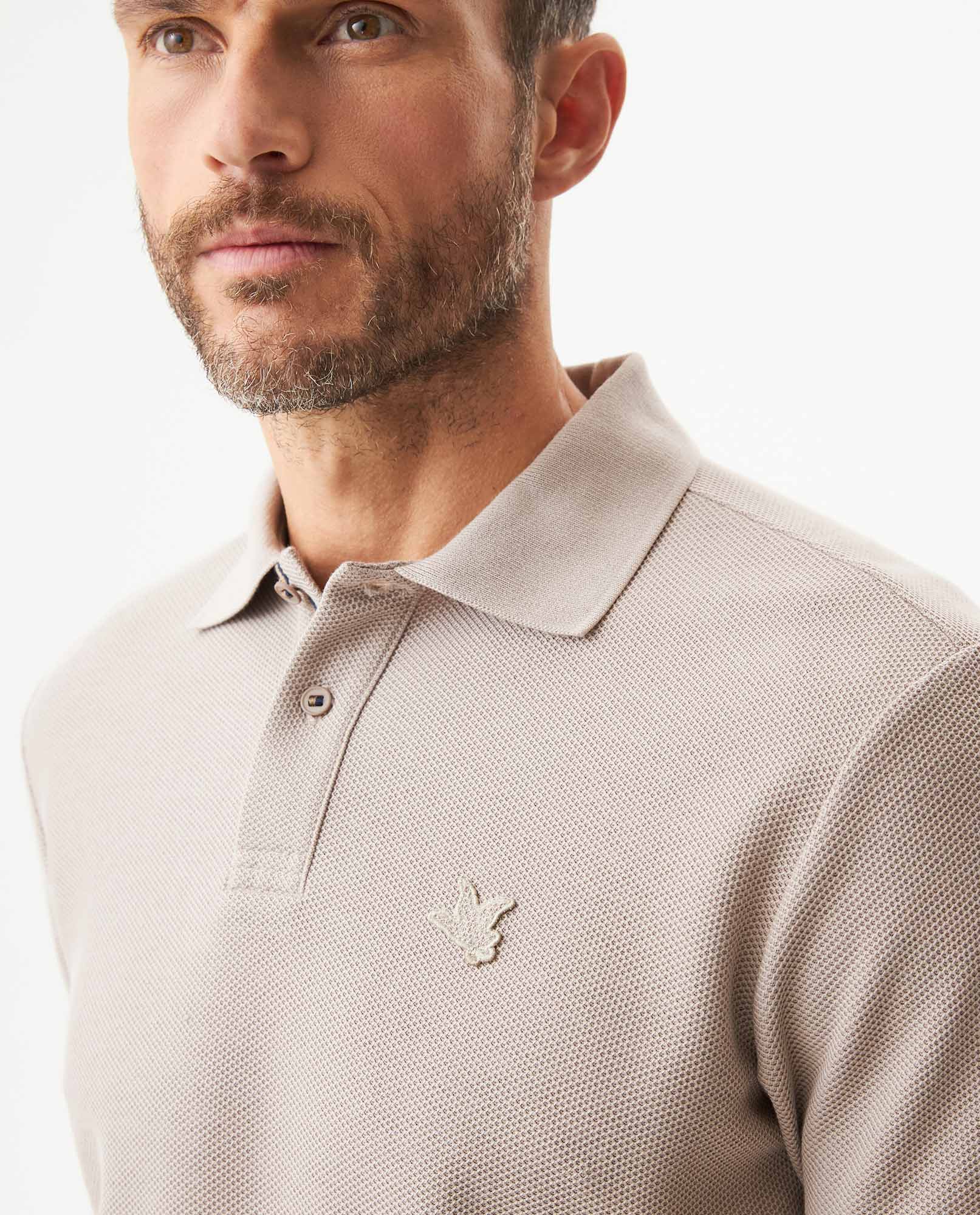 Men's Slim Fit Polo Shirt in Cotton, Maritime 609G008 - 4