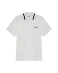 Men's Relaxed Fit Short Sleeve Polo Shirt in Cotton Stretch Blend, Nautical 609G009 - 2