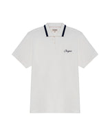 Men's Relaxed Fit Short Sleeve Polo Shirt in Cotton Stretch Blend, Nautical 609G009 - 2