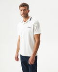 Men's Relaxed Fit Short Sleeve Polo Shirt in Cotton Stretch Blend, Nautical 609G009 - 1