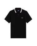 Men's Relaxed Fit Short Sleeve Polo Shirt in Cotton Stretch Blend, Nautical 609G009 - 2