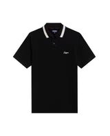 Men's Relaxed Fit Short Sleeve Polo Shirt in Cotton Stretch Blend, Nautical 609G009 - 2