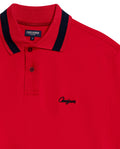 Men's Relaxed Fit Short Sleeve Polo Shirt in Cotton Stretch Blend, Nautical 609G009 - 7