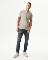 Men's Slim Fit Polo Shirt in Cotton Stretch Blend, Coastline 609G010 - 3