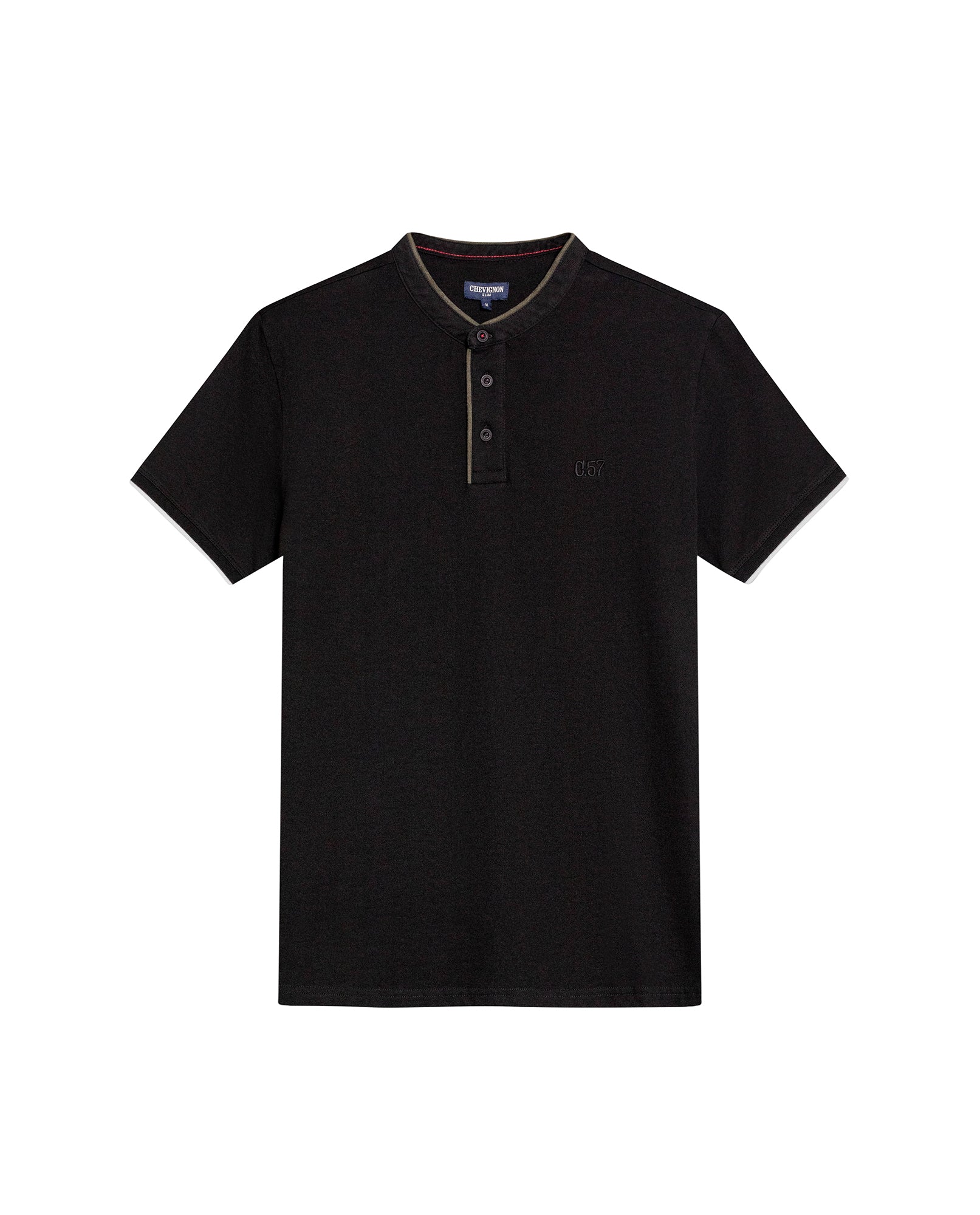 Men's Slim Fit Polo Shirt in Cotton Stretch Blend, Coastline 609G010 - 1