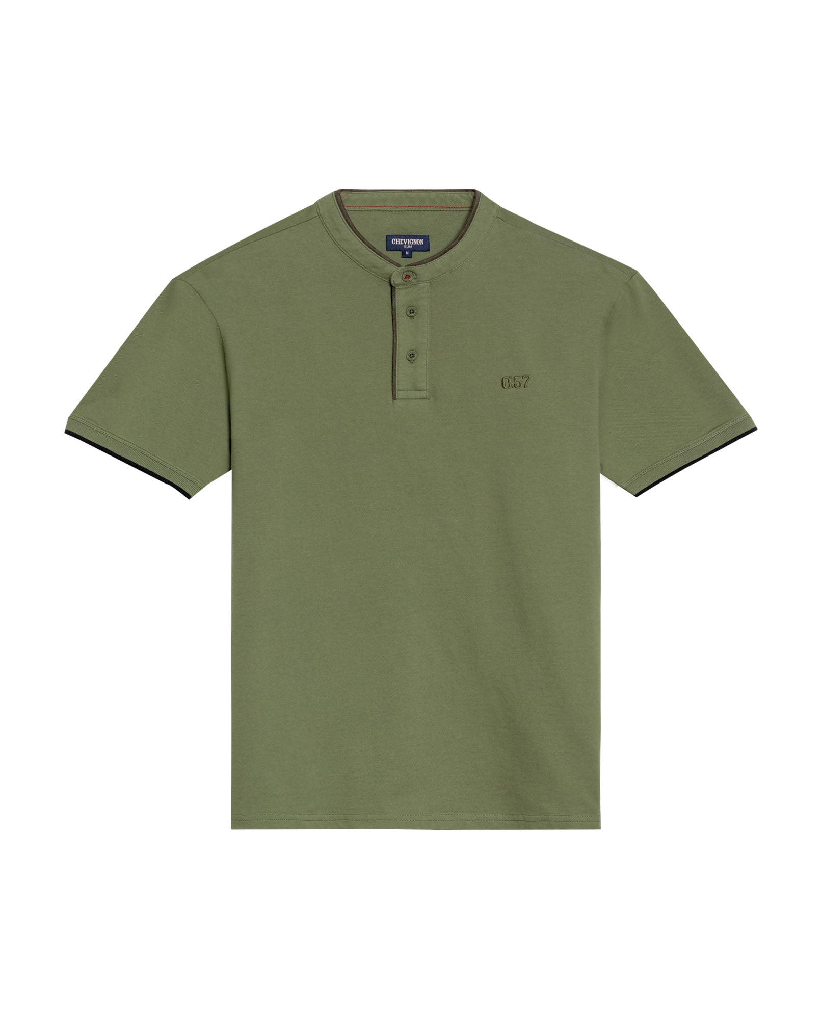 Men's Slim Fit Polo Shirt in Cotton Stretch Blend, Coastline 609G010 - 2