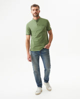 Men's Slim Fit Polo Shirt in Cotton Stretch Blend, Coastline 609G010 - 3