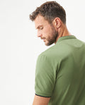 Men's Slim Fit Polo Shirt in Cotton Stretch Blend, Coastline 609G010 - 6