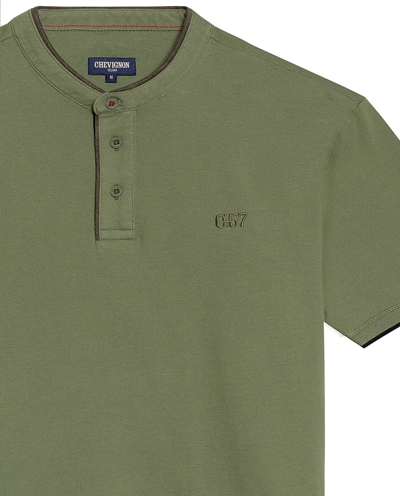 Men's Slim Fit Polo Shirt in Cotton Stretch Blend, Coastline 609G010 - 7